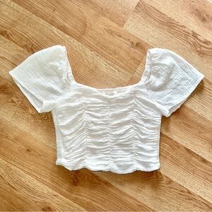 NWOT White Crop Top